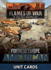 FW261U Fortress Europe - American Unit Cards
